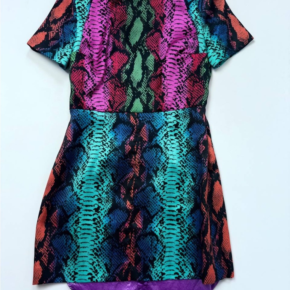 House of Holland Multicolor Snake Print Dress